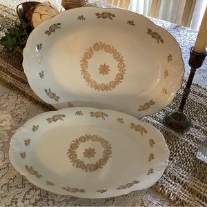 2 Matching Wawel serving platters
